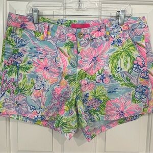 Lilly Loves Hawaii buttercup shorts size 12